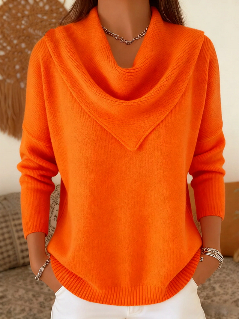 Nora – Trui met watervalhals