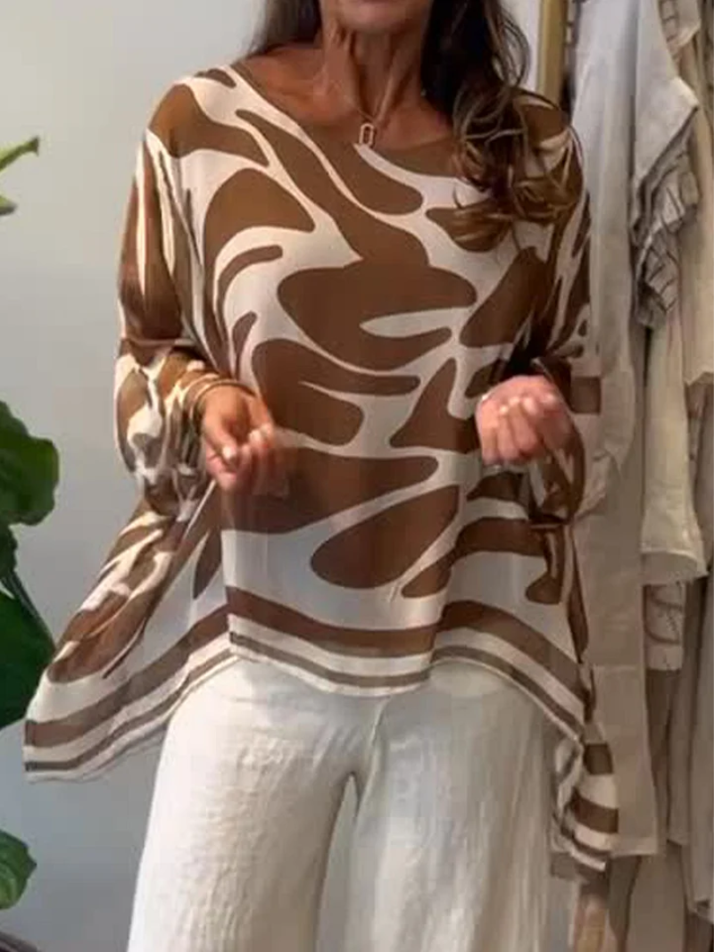 Laura – Top met print