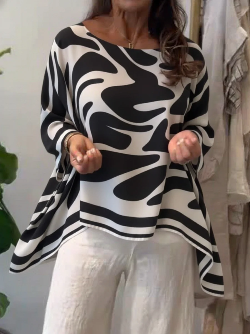 Laura – Top met print