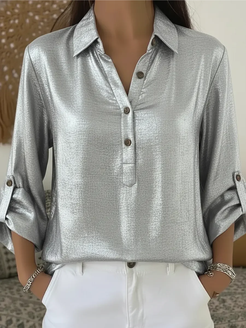 Vera – Blouse met V-hals