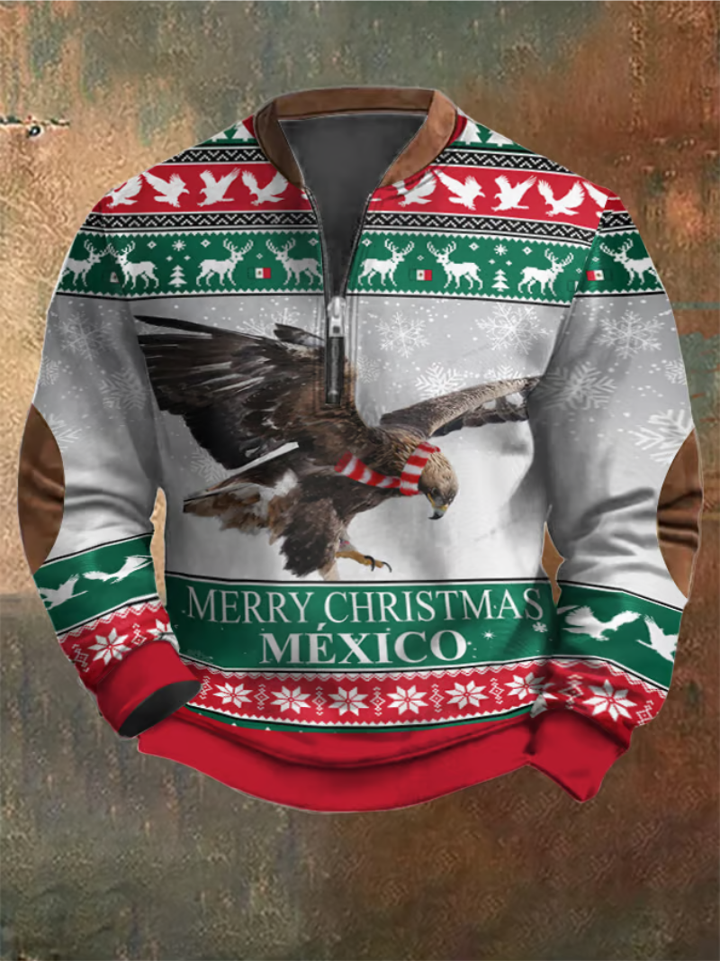 Diego - Kersttrui met adelaarprint