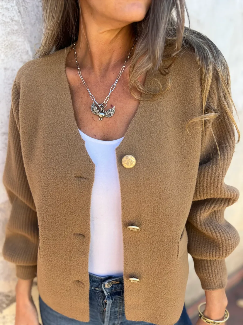 Eva – Vest met knoopsluiting