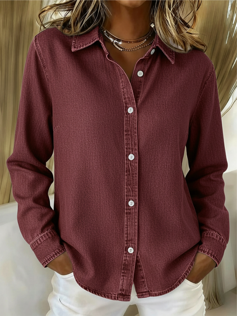 Lena – Blouse met knoopsluiting