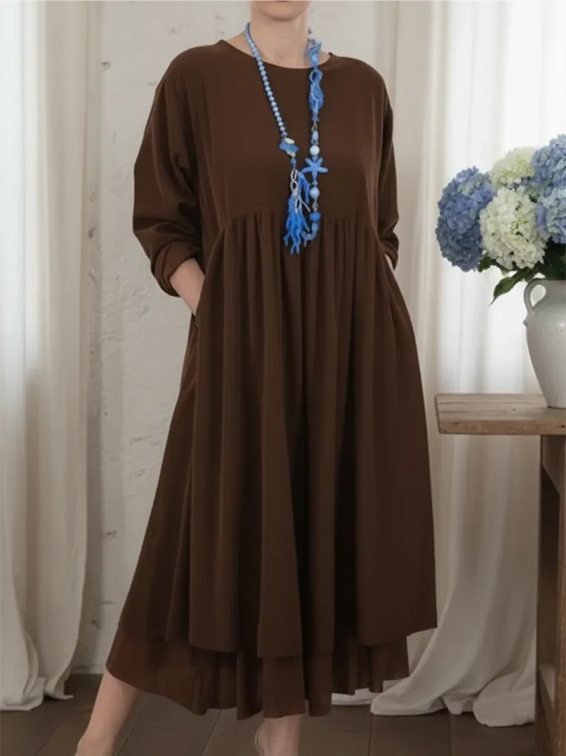Noor – Jurk met plooidetail