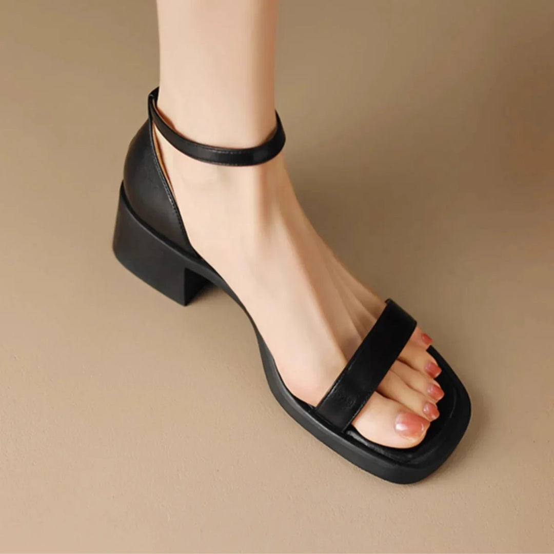 Vallie - Leren Sandalen