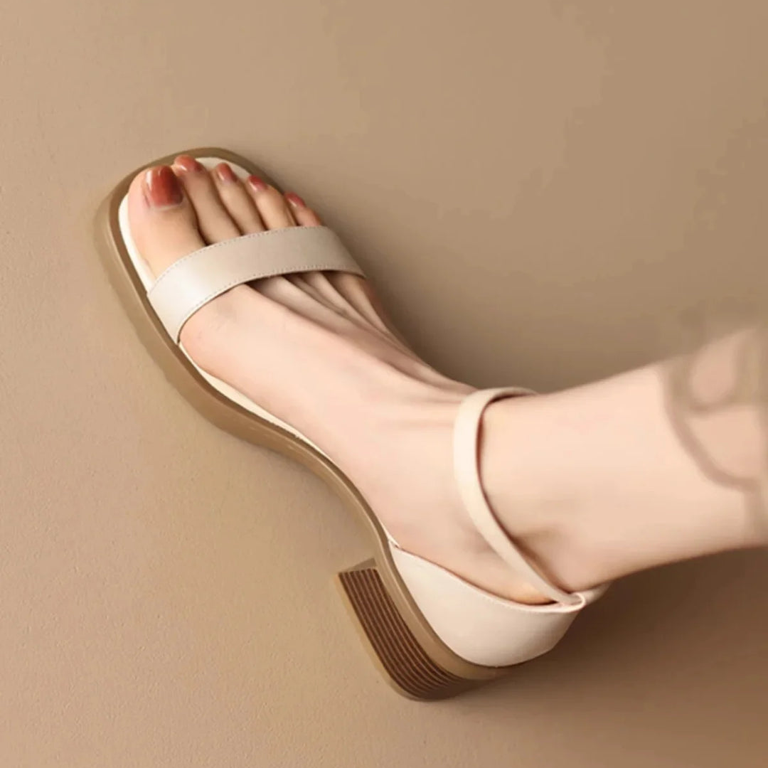 Vallie - Leren Sandalen