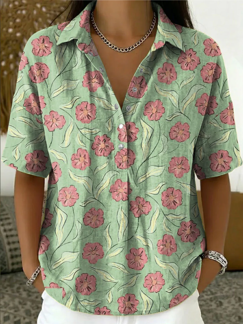 Fenna – Blouse met knoopsluiting