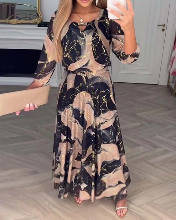 Valora – Jurk met print