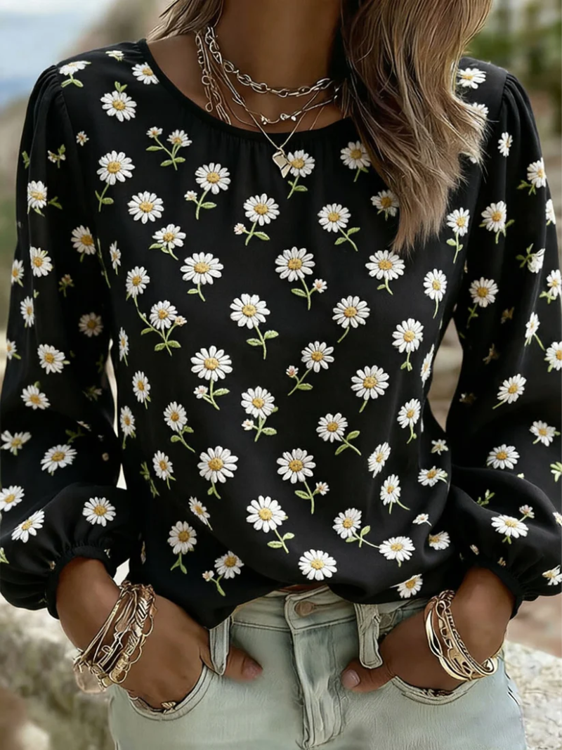 Elise – Blouse met bloemen