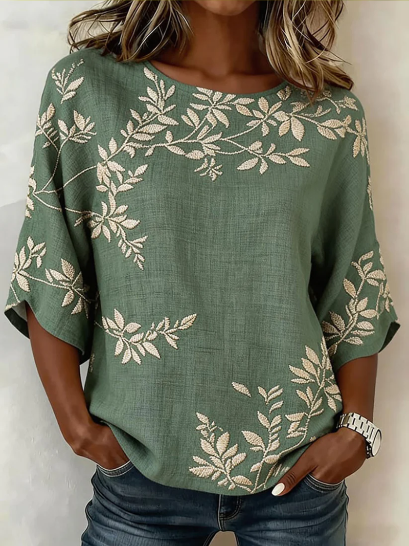 Mila – Top met ronde hals