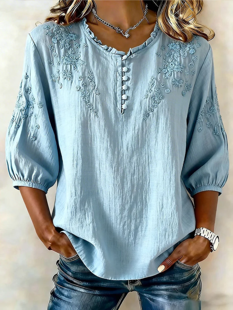 Mara – Blouse met knoopsluiting