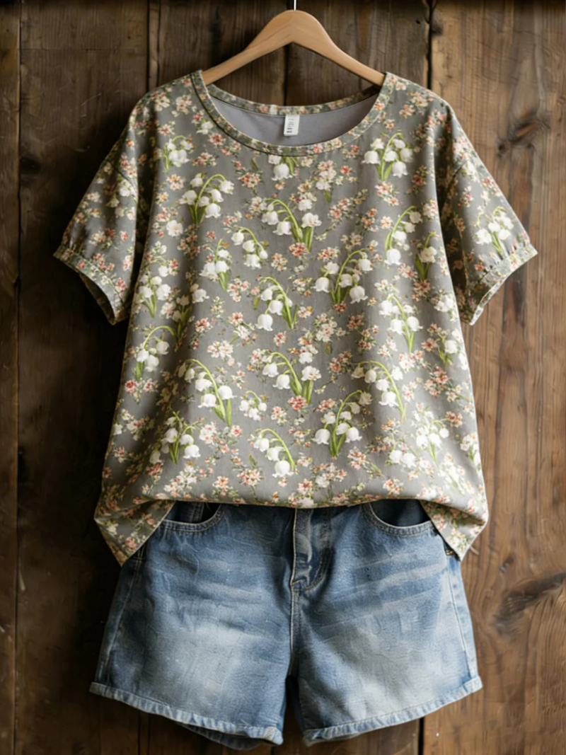 Lina – Blouse met bloemenprint