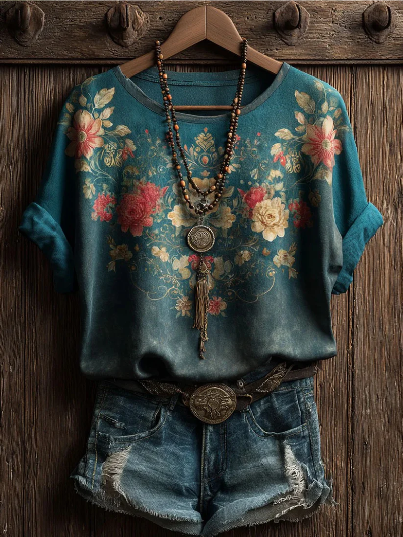 Noa – Blouse met bloemenprint