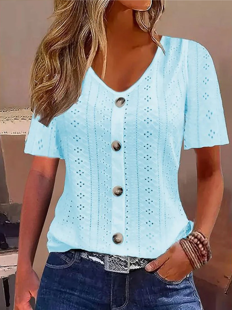 Elena – Blouse met knoopsluiting