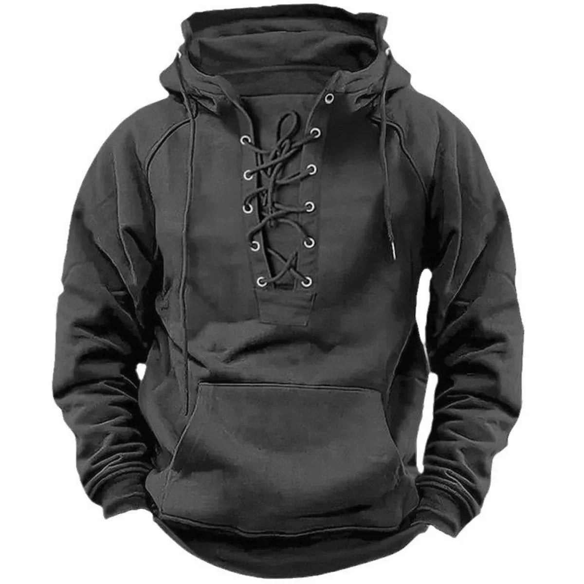 Dumont – Sportieve hoodie met veterdetail