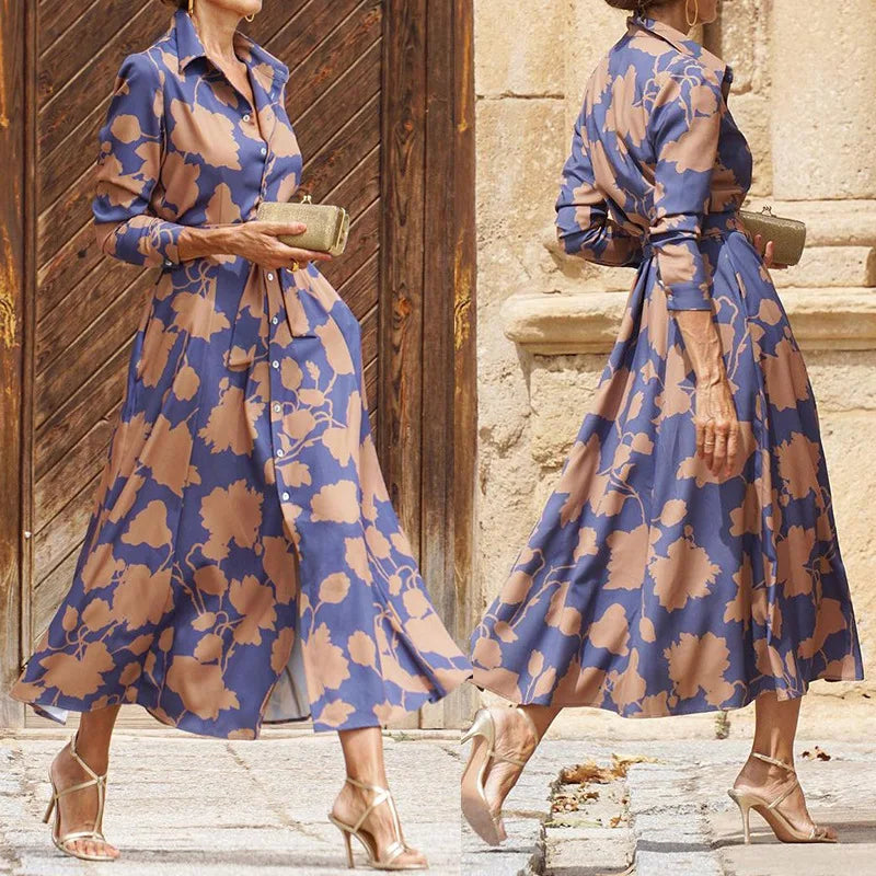 Lynn™ - Elegante V-hals Jurk voor Dames