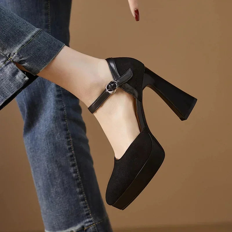 Celeste Elegante Mary Janes