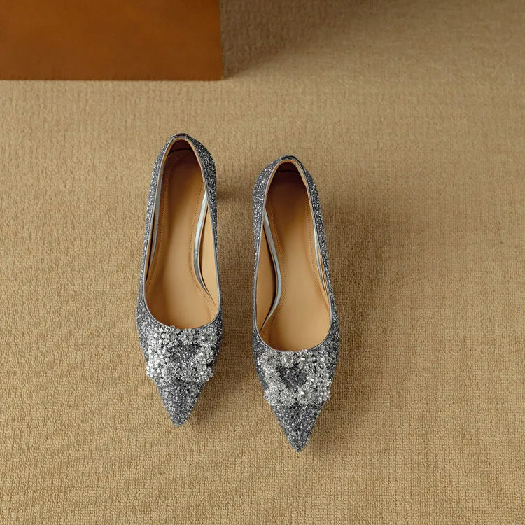 Gloria Glitter Mary Janes