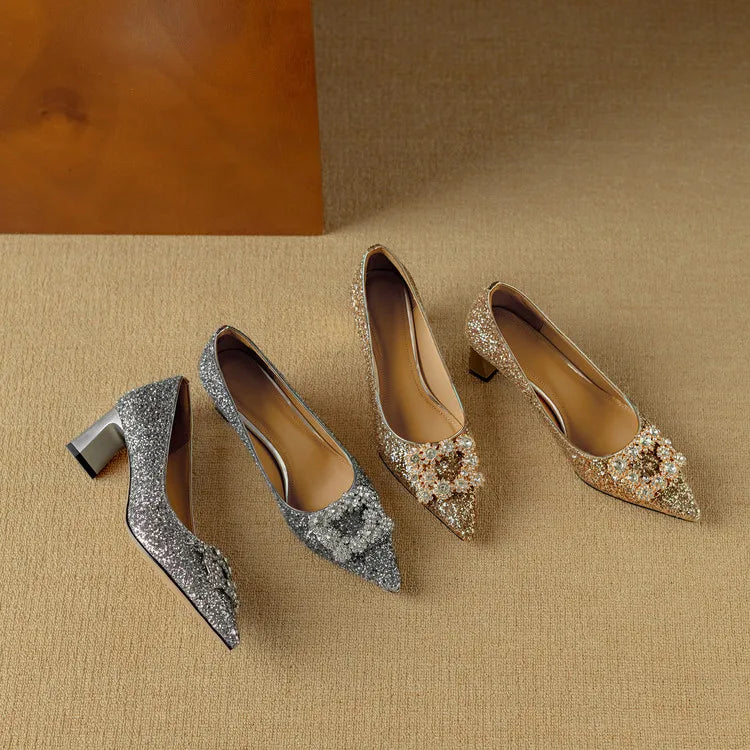 Gloria Glitter Mary Janes