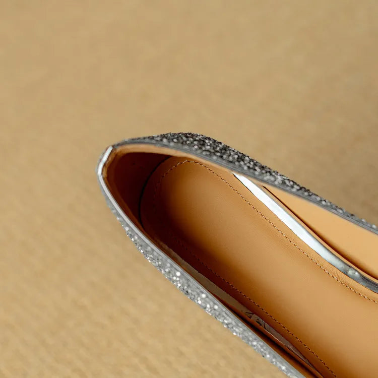 Gloria Glitter Mary Janes