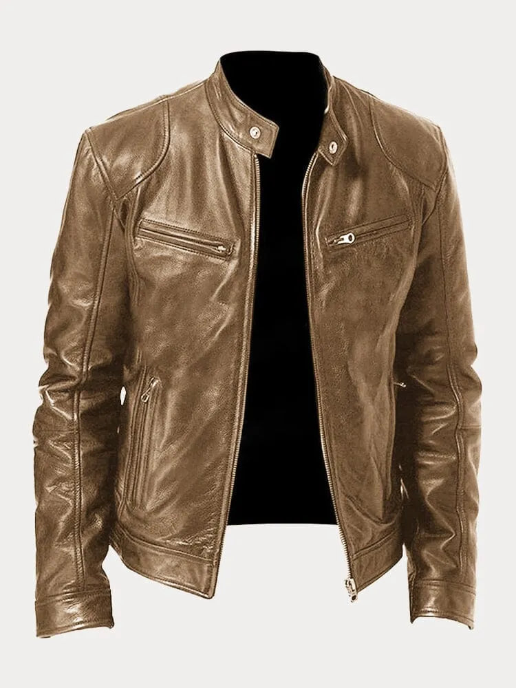 Tobias™ - Casual leren jack