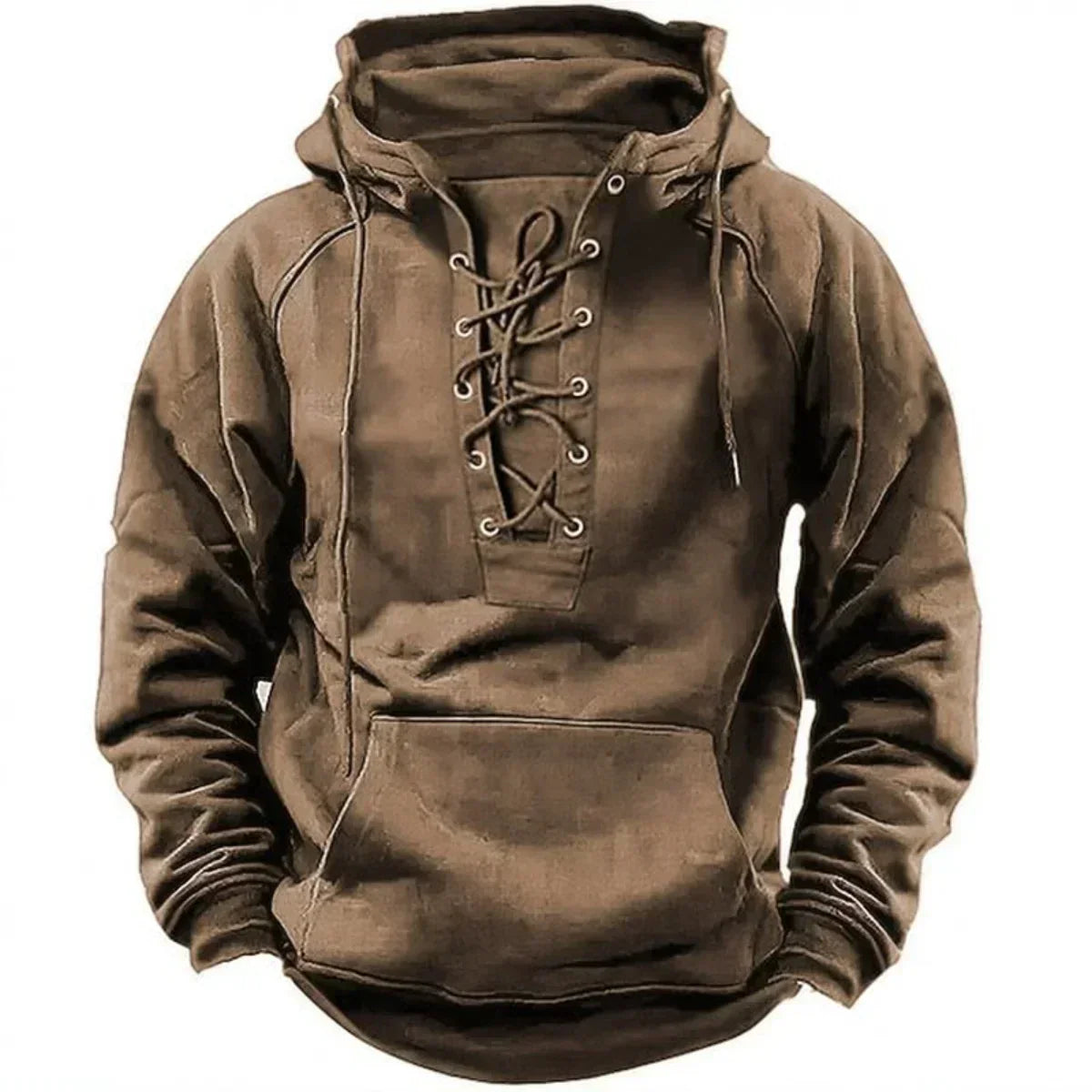 Dumont – Sportieve hoodie met veterdetail