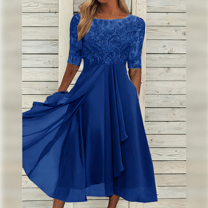 Puck™ - Elegante Midi-jurk van Kant