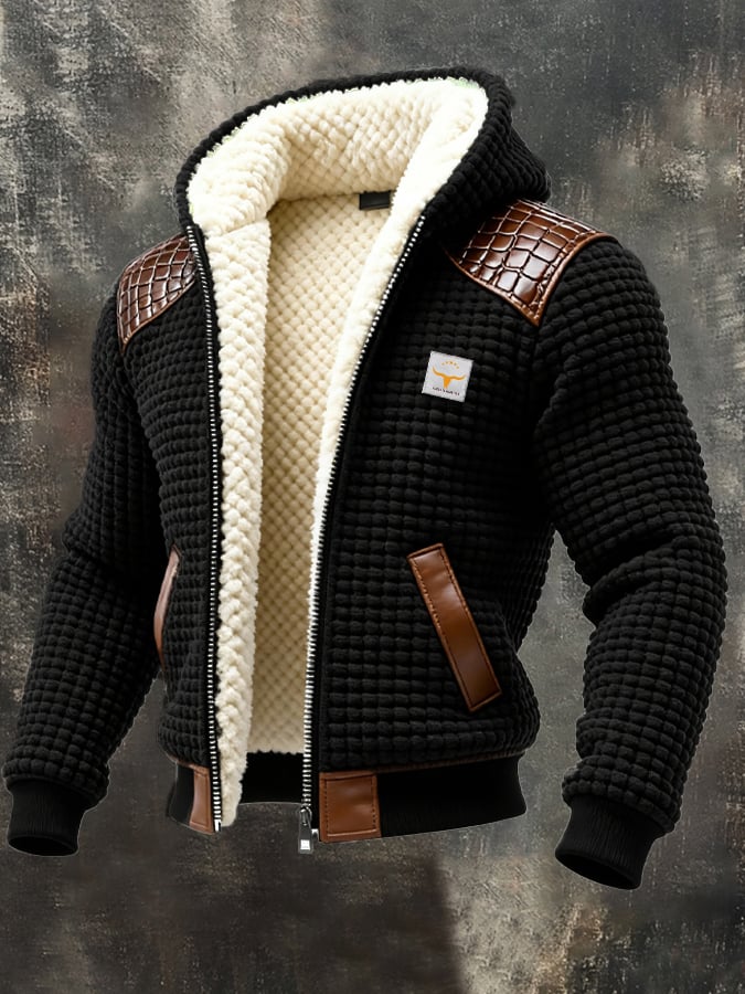 Thomas – Gevoerd jack met capuchon en ritssluiting