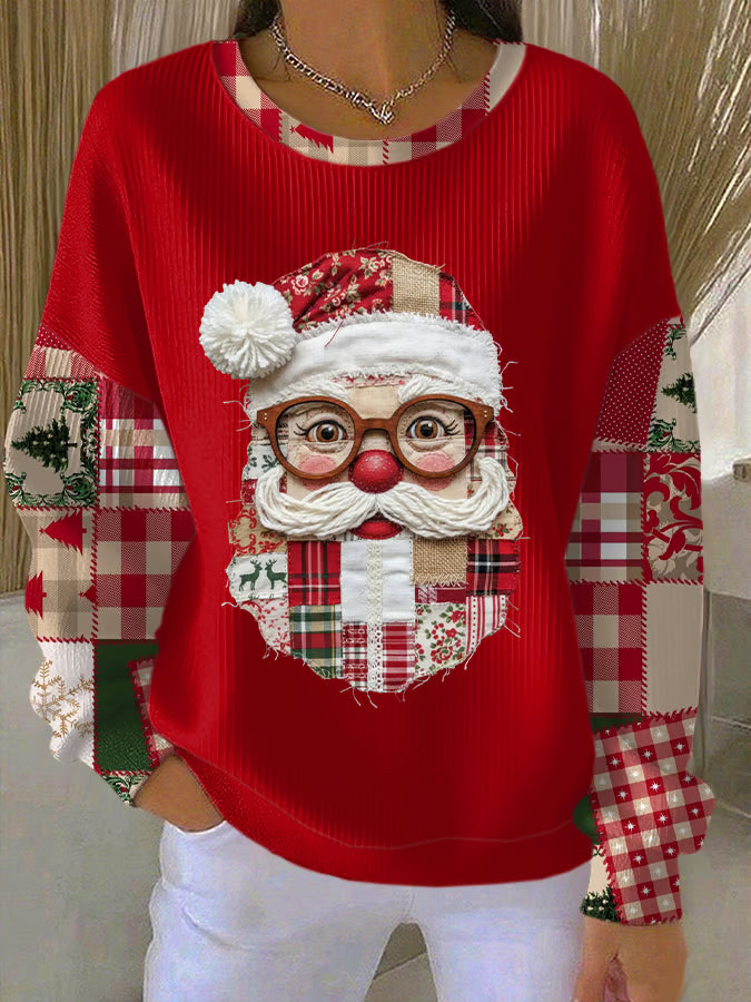 Lotte - Kersttrui met kerstmanmotief