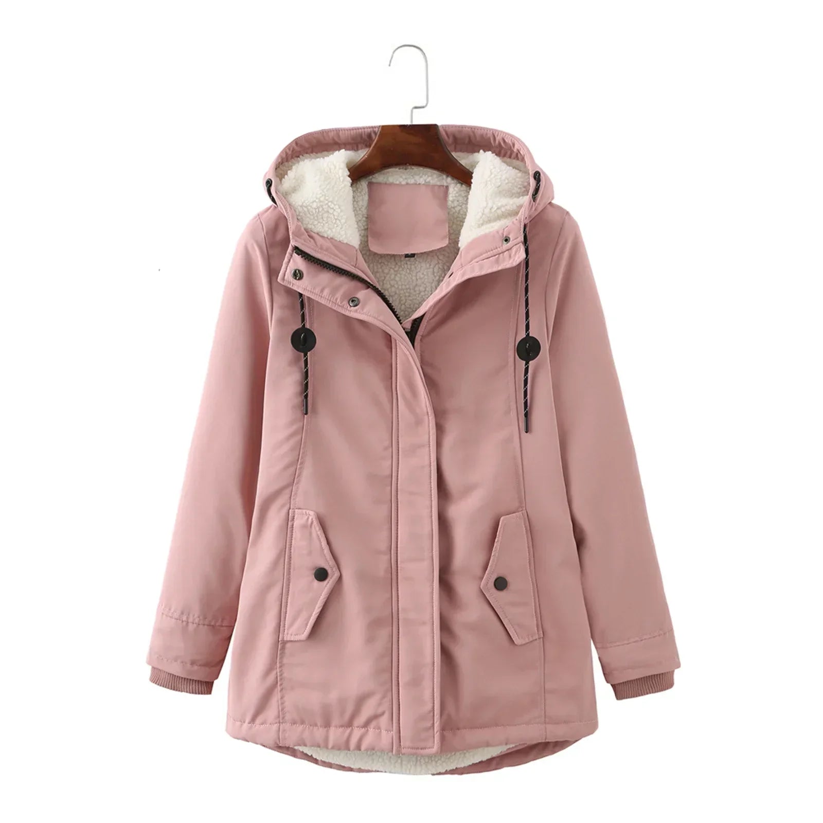 Rosalie – Gewatteerde winterjas met capuchon