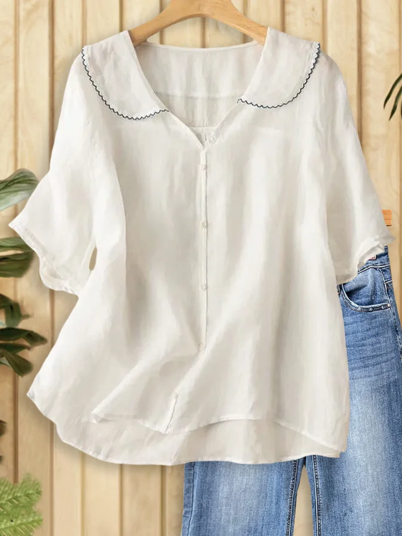Eva – Blouse met knoopsluiting