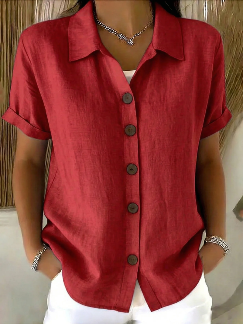 Mila – Blouse met knoopsluiting