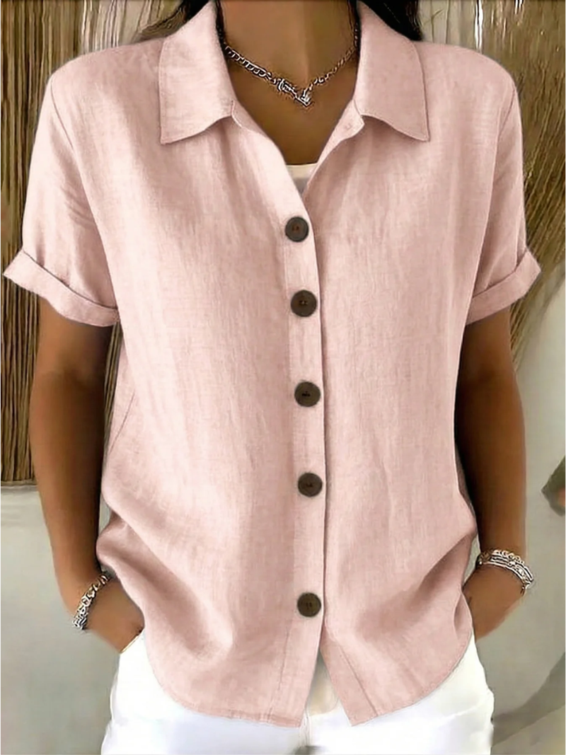 Mila – Blouse met knoopsluiting