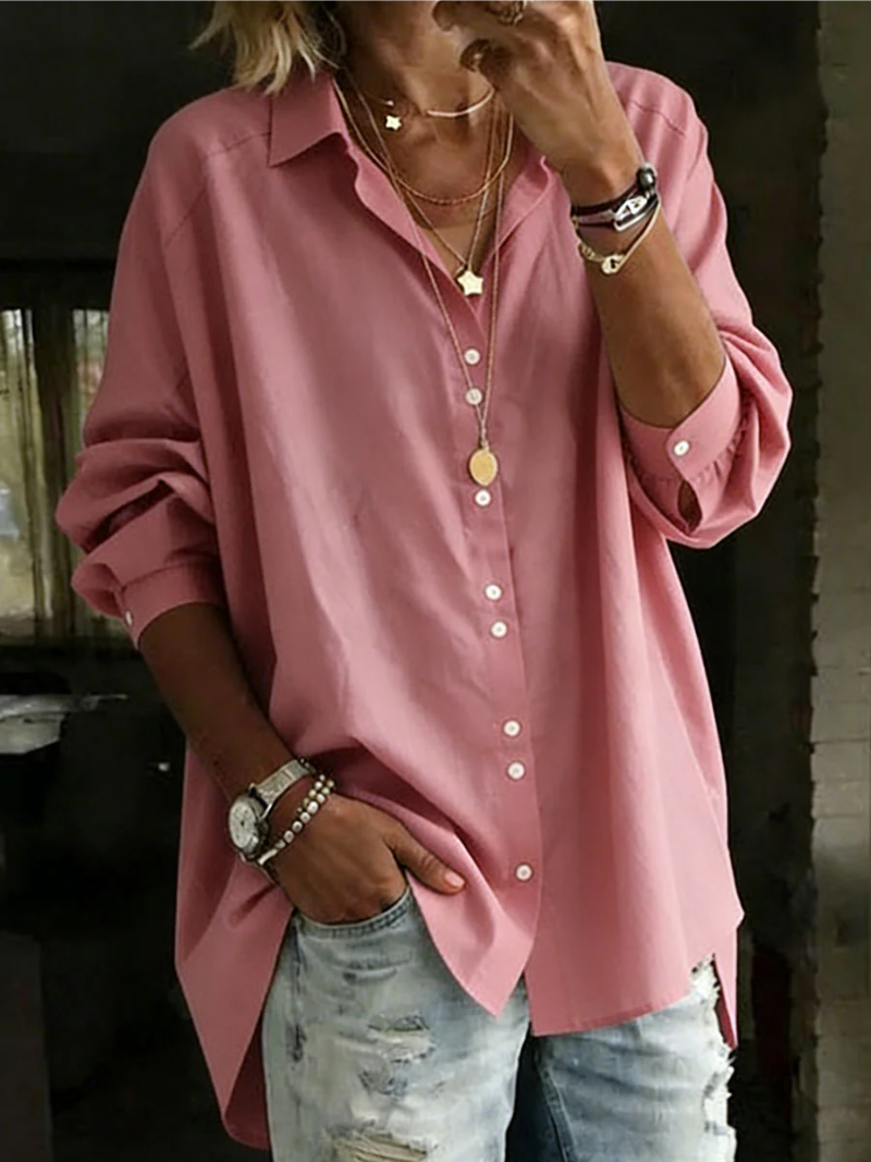 Nora – Blouse met knoopsluiting