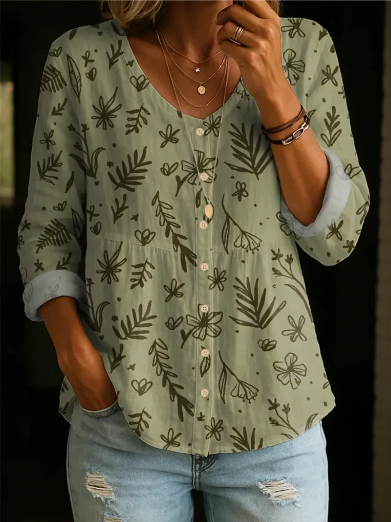 Nina – Blouse met print