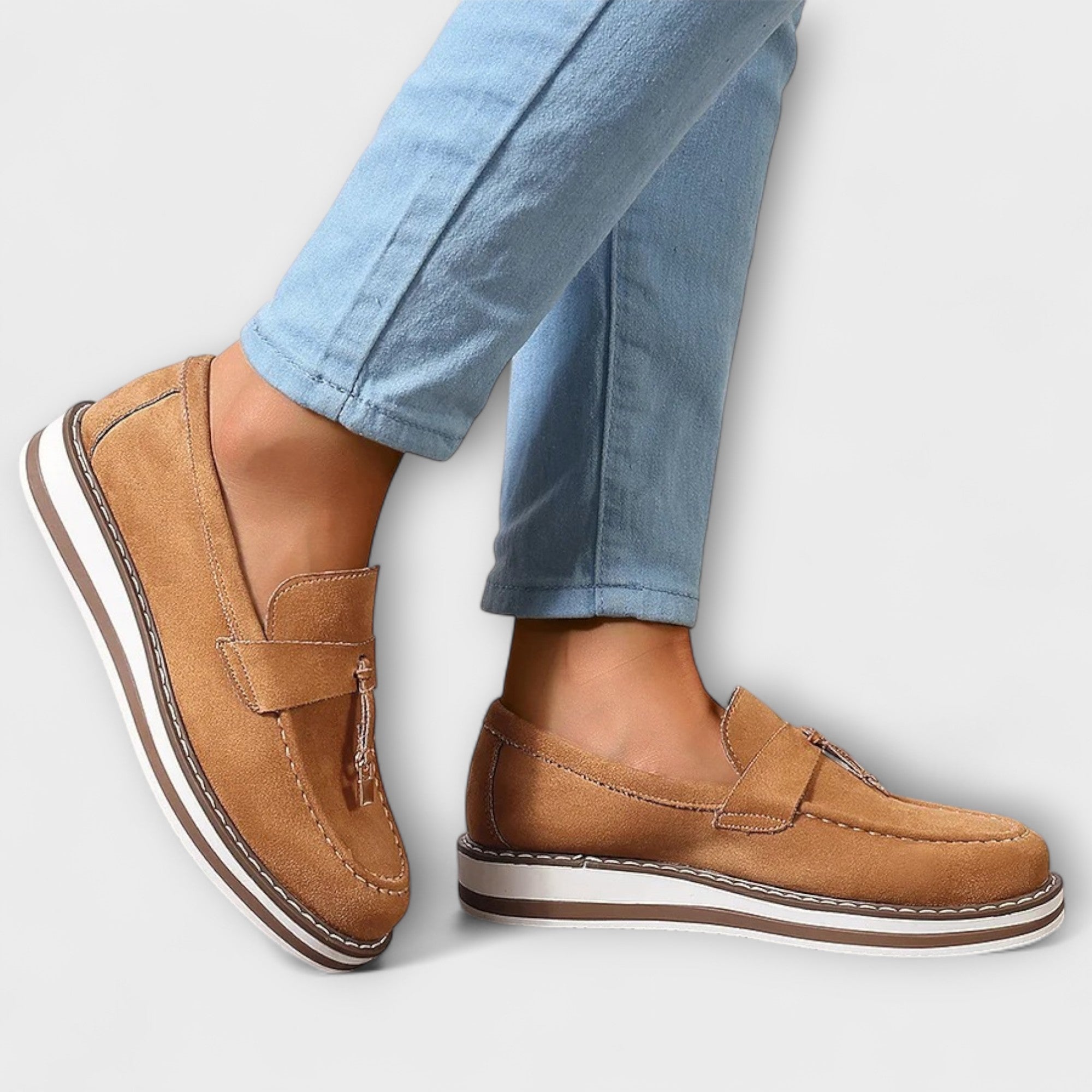 Halo – Casual Loafers met Ronde Neus
