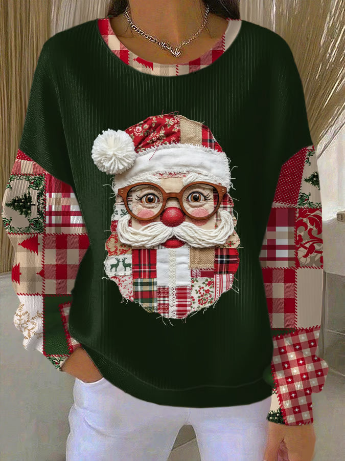 Lotte - Kersttrui met kerstmanmotief
