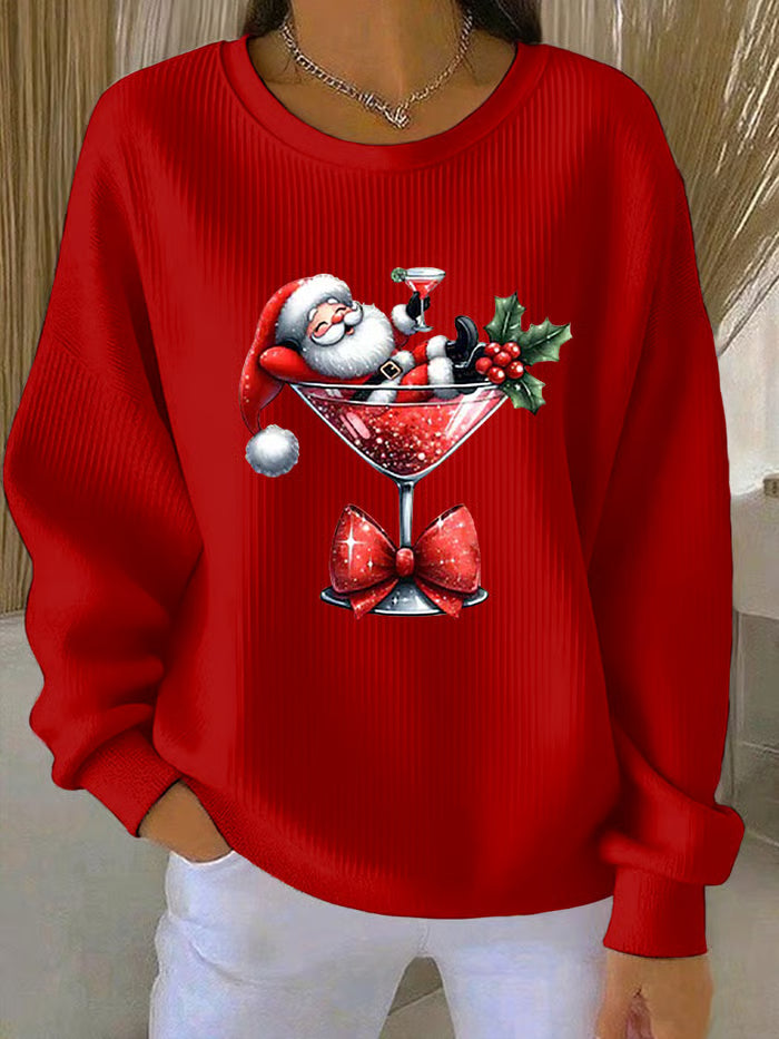 Lotte - Kersttrui met speels kerstmanontwerp