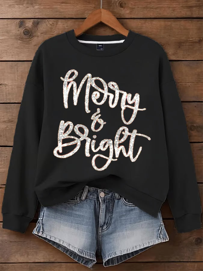 Ruby – Trui met sprankelende print