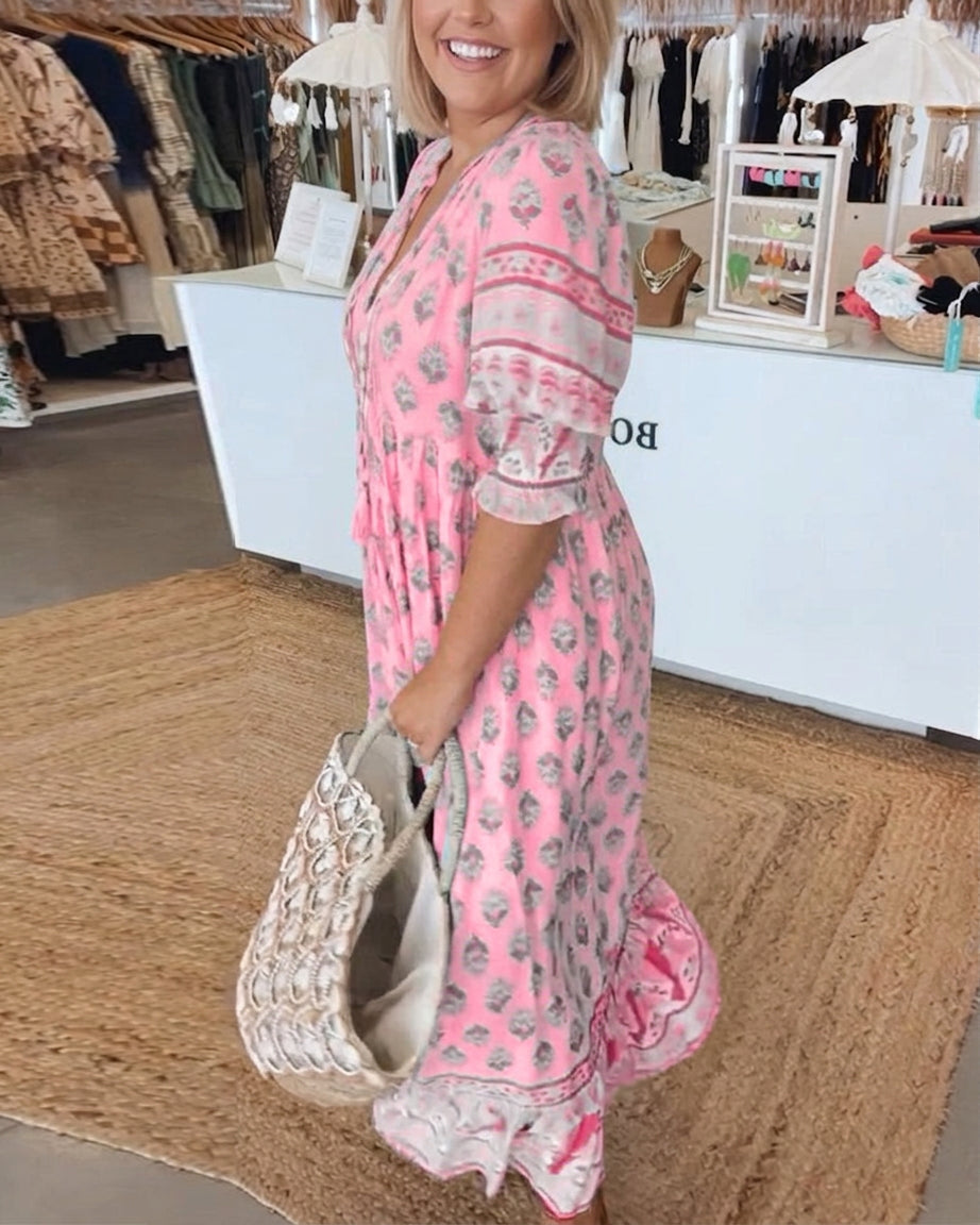 Elara – Jurk met print