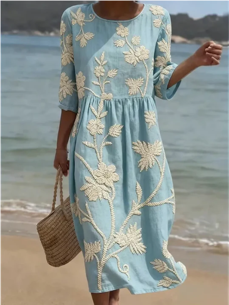 Kelsey - Elegante Bloemenjurk