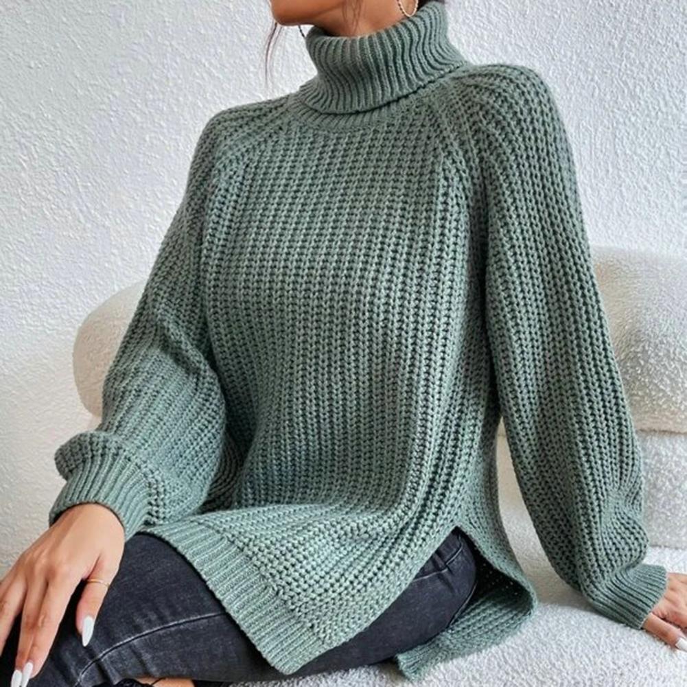 Linda – Trui met hoge kraag