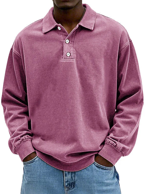 Matteo™ Herenpolo met lange mouwen