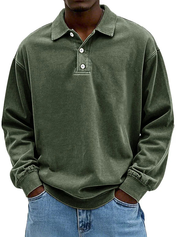 Matteo™ Herenpolo met lange mouwen