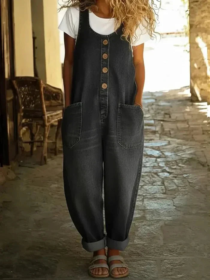 Lara™ -  Dungaree in vintage stijl