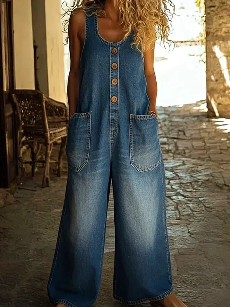 Lara™ -  Dungaree in vintage stijl