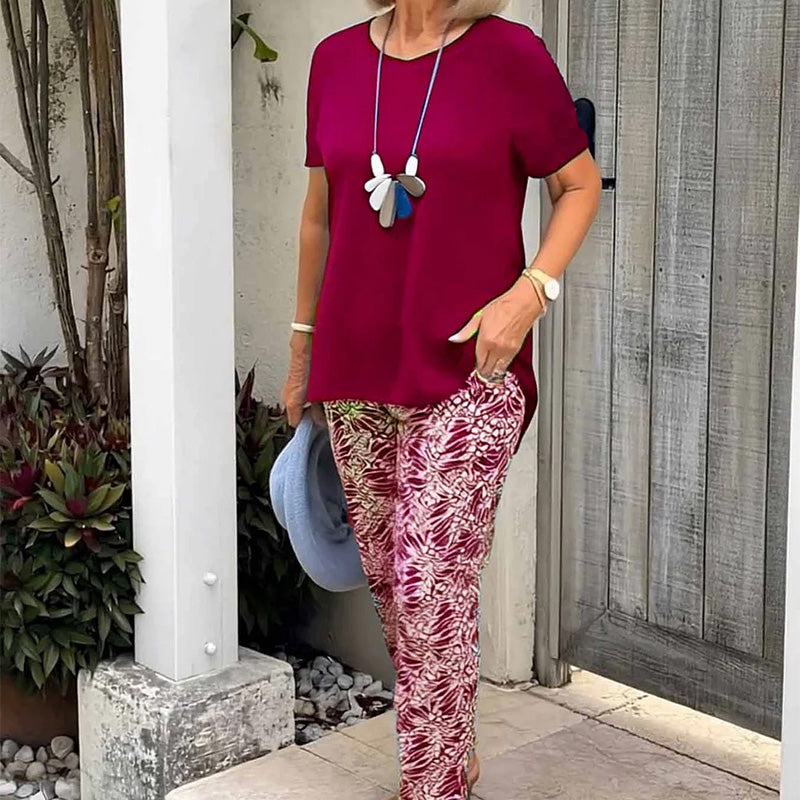 Maria – Tweedelige set met print